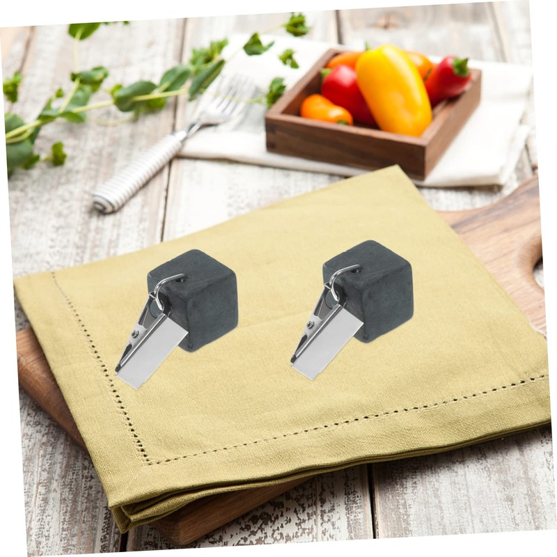 GRIRIW 4pcs Tablecloth Weights Clips Outdoor Table Cover Hangers for