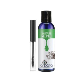 Kit Pestañas Y Cejas Perfectas | Aceite De Ricino 100% Natural + Contenedor Y Aplicador De Rimel | Tratamiento Natural Para El Crecimiento | Restaura E Hidrata | 90ml Árbora