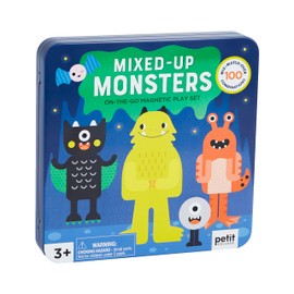 Petit Collage PTC613 Travel Game, Mix + Match Monsters Magnetic Play Set