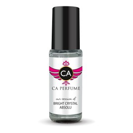 CA Perfume Impression of Bright Crystal Absolu for Women Perfume Oil Floral Fruity Scent Long Lasting Perfumes for Women Travel Size Mini Perfume Sample TSA Ready Body Oil Roll-on 0.14 Fl Oz 4ml