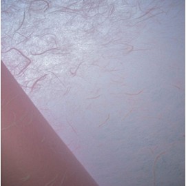 Korean Mulberry Paper HanJi Natural Fiber Texture Gift Wrapping Packaging Decorative Wallpaper UnYong-Ji Roll Light Pink 54Cm x 20m (21.3 x 787.4 Inches)