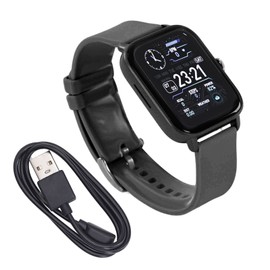 Smart Watch Fitness Tracker Bluetooth Talking Full Touch Screen Smart Watch with 28 Sports Modes for Phone Black