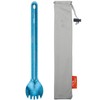 TiTo Titanium Long Handle Spork and Spoon Eco-Friendly Ultralight Portabale
