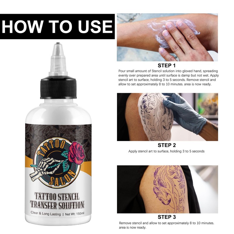 Generic Tattoo Stencil Transfer Gel, 150ml, Transfercreme für professionelle Tattoos