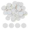 uxcell 120Pcs Round White Non-Woven Felt Circles, 13mm (1/2") Self-Adhesive