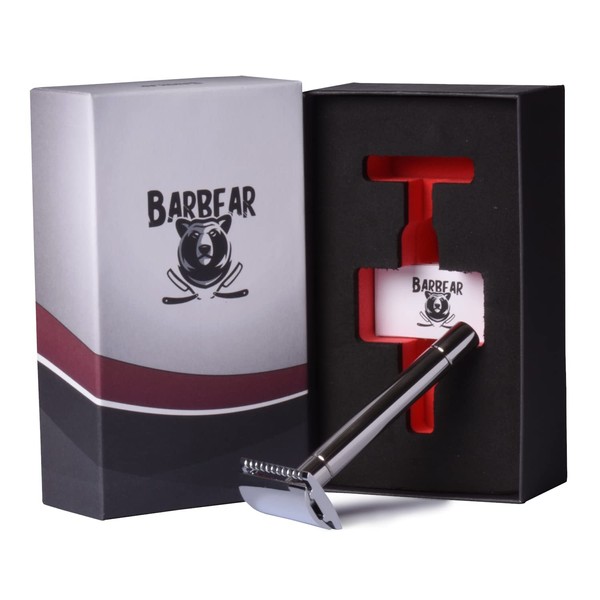 Barbear Safety Razor Handmade in Solingen, Made of Selected Stainless