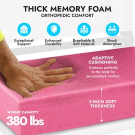 MEDIFOAM Football Mom Gift Football Mom Essentials Stadium seat Football Mom Bleacher Seats with Backs and Cushion Portable Seat (Football Mom Pink, Standard)