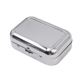 Tiardey Mini Stainless Steel Ashtray Portable Ashtray Pocket Ashtray Odourproof Travel Ashtray Size-6x4x2cm