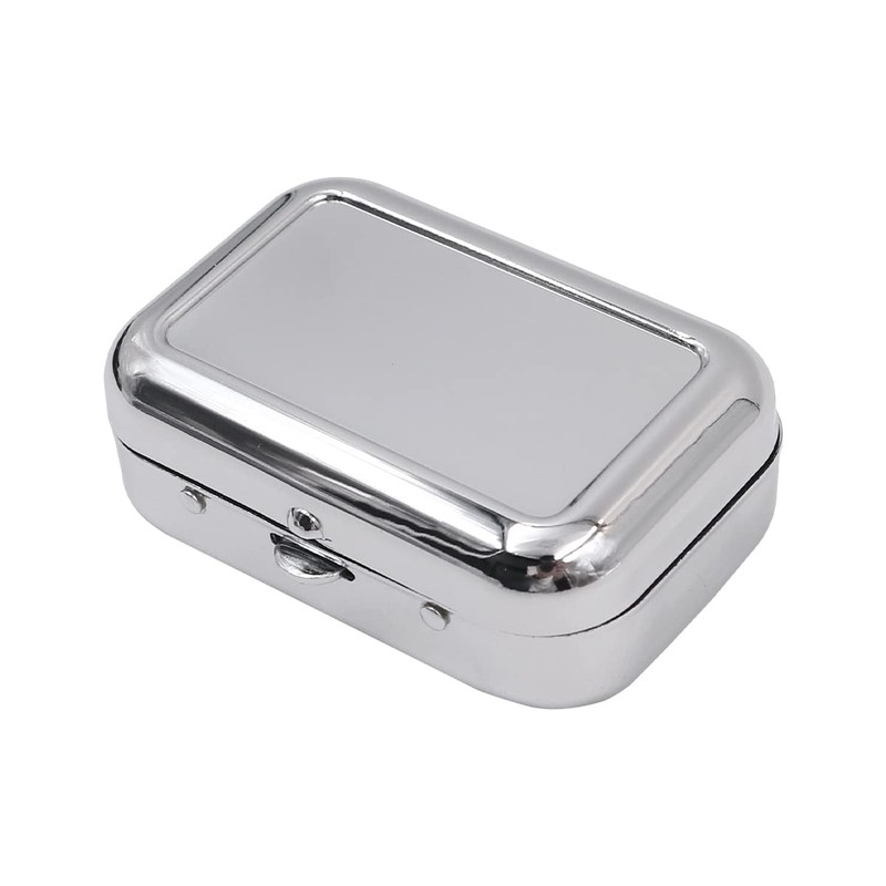 Tiardey Mini Stainless Steel Ashtray Portable Ashtray Pocket Ashtray Odourproof