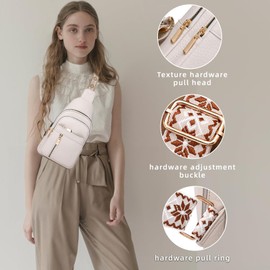 LYYCLFQ Relevantk Crossbody Bag,Travel Small Sling Bag Crossbody Bags for Women-Vegan Leather Fanny Pack Crossbody Bags for Women