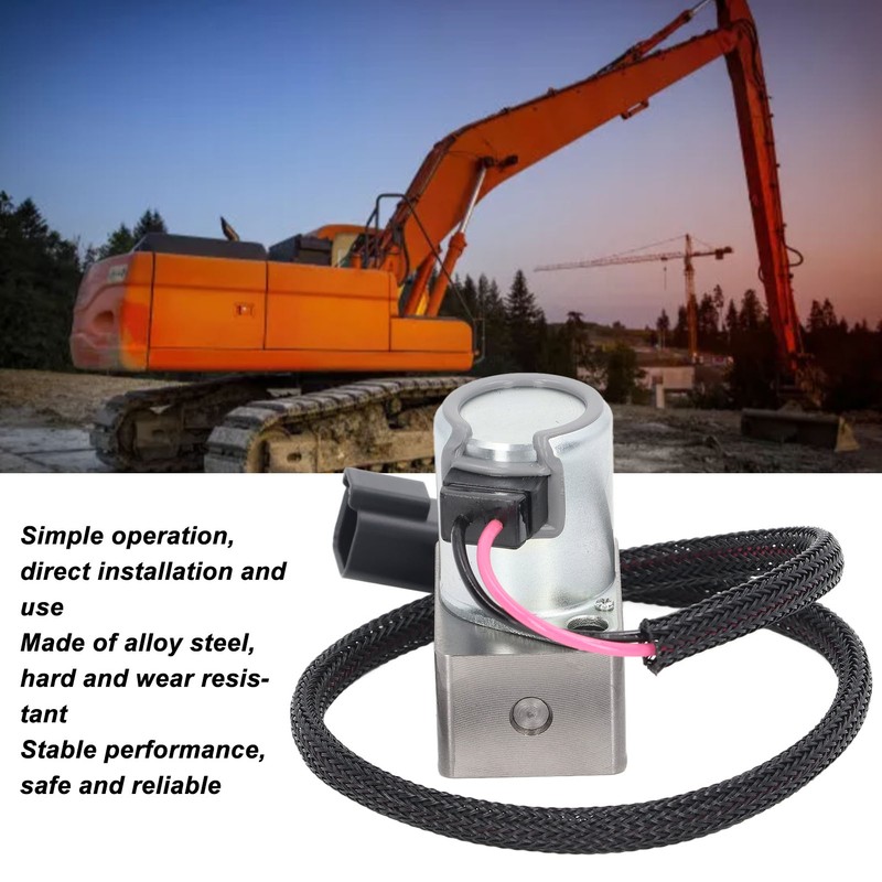 Main Pump Solenoid Valve 2 Pin Alloy Steel Solenoid Valve