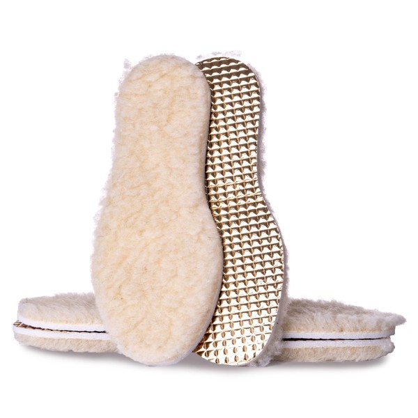 SULPO 2 Pairs of Children's Insoles, Soft, Warm Pads with