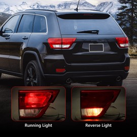 Huray Left Inner Taillight Compatible with Jeep Grand Cherokee 2011-2013 Driver Side Tail Light Lamp Assembly Replacement for CH2802101