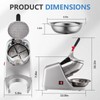 YODHOSA 4 Blades Electric Ice Shaver 300W Snow Cone Maker