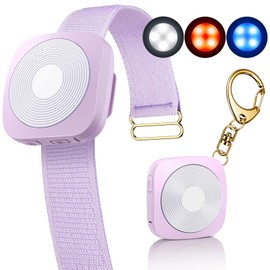 Elecpow Personal Safety Alarm for Women with 3 Adjustable Straps for Running/Biking/Walking,Loud 130DB Siren 3 Colors LED Safety Lights Rechargeable Taillight Clip On Reflective Running Gear