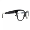 SALSA SA8005 BK Black Womens Square Full Rim Eyeglasses 53-17-135