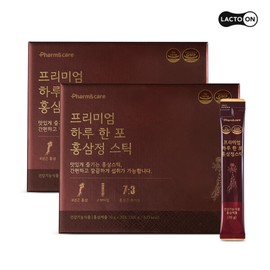 Lacto-On Seoul Pharmacist Credit Union Premium One Pack per Day Red Ginseng Extract Stick 30 Packets 2 Sets / 락토온 서울약사신협 프리미엄 하루 한 포 홍삼정스틱 30포 2세트