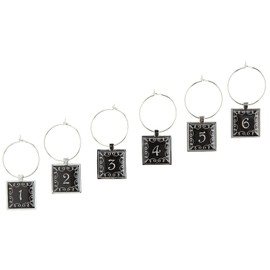 Pier 1 Imports Who's Counting? Drink Charms- (Set of 6)