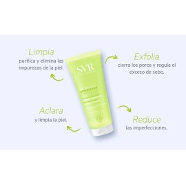 Jabon Facial Svr Sebiaclear Gel Moussant 400 Piel Grasa Acne