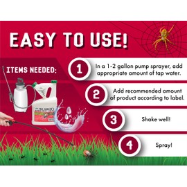 7.9% Bifenthrin Insecticide - 64 Ounces - (Compare to Leading Brands) – Professional Indoor & Outdoor Insect Control - Kills on Contact - Fire Ants, Ticks, Gnats, Fleas & More