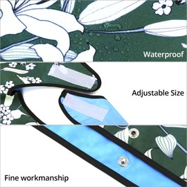 QWORK® 3Pcs Adult Bibs, Waterproof Dining Bibs, Washable & Reusable Bids, for Elderly, Convalescents