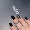 Wolyeong (月影) |Minimal oriental mother-of-pearl nails - stiletto / 월영(月影)