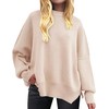 Libsorge Womens Oversized Batwing Long Sweaters 2024 Fall Cute Outfits