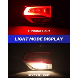 AUTOONE - For 2014-2019 Jeep Grand Cherokee Tail Light Assembly Inner Taillights Compatible with Jeep Grand Cherokee Laredo/Limited/Overland/Summit, Passenger Side(RH)