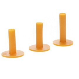 LL-Golf ® Set of 3 golf rubber range tees/rubber tees 60, 70, 80 mm / rubber tee/golf tees/ideal for knocking off golf mats