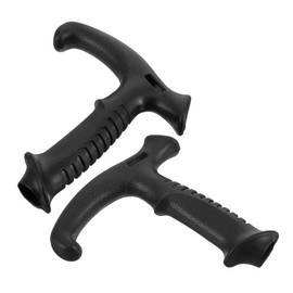 Mikinona 2pcs Durable Trekking Rod Handle Grip with Soft Padded Plastic for Ski Sticks and Hiking Poles Comfortable Outdoor Replacement Accessory for Long Hikes