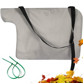 MIRKUZI Leaf Blower Accessories, Leaf Vacuum Accessories, Universal Collection Bag for Leaf Vacuum, Leaf Blower, Collection Bag with Zip, Adjustable Replacement Leaf Collection Bag for Leaf Blower