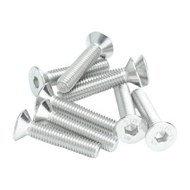 M5 (5mm x 30mm Inc Head) Hex Socket Countersunk Machine Screws - A2 Grade Stainless Steel (Pack of 20)