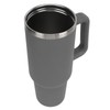 40oz Stainless Steel Vacuum Insulation Water Mug with Handle Straw