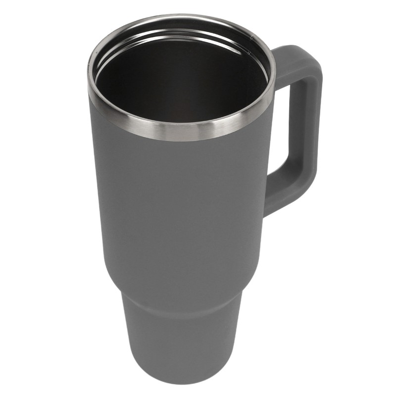 40oz Stainless Steel Vacuum Insulation Water Mug with Handle Straw