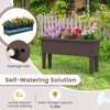Giantex Raised Garden Beds Outdoor Set of 2, Self-Watering Planter