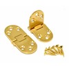 Pair of Brass Flap Hinges Table Folding Flip Top Hinge,Brass