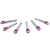 6 Pack Metal Makeup Spatula, Mini Spoon, Beauty Scoop for