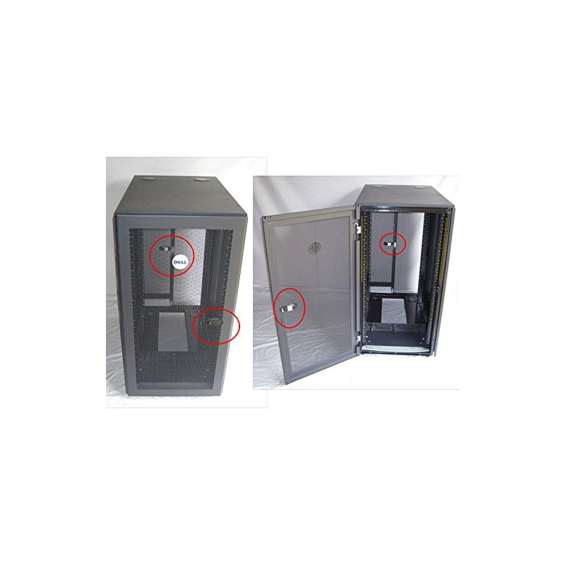 Door Latch Panel Lock Push-to-Close for Dell Server Rack Enclosure