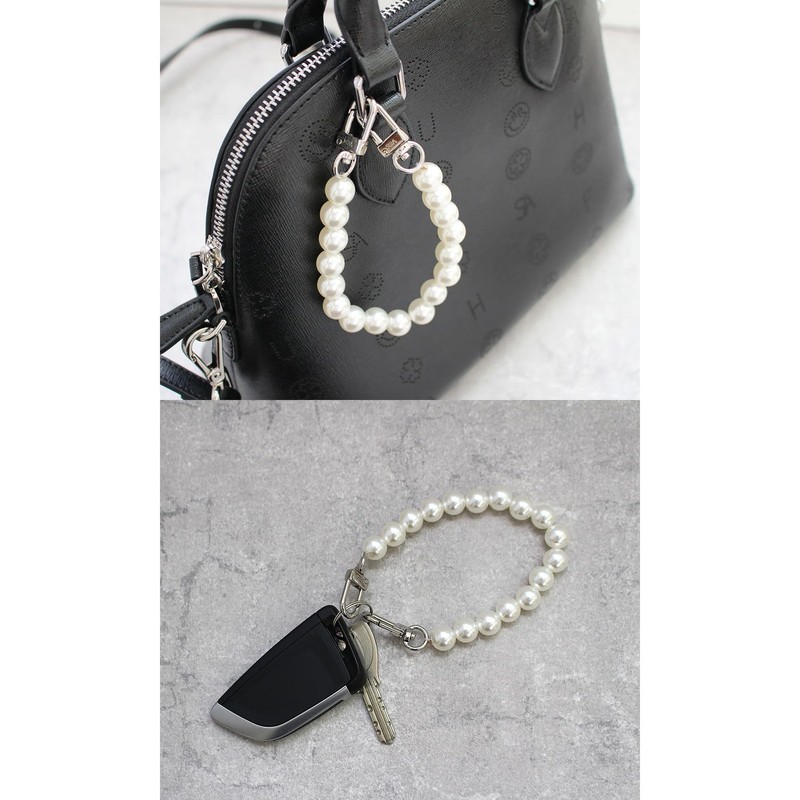 Salon de Alphard Pearl Strap, Smartphone Strap, Wrist, Hand Strap,