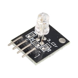 HALJIA 4 Pin Terminals RGB 3-Color LED Lamp Module Compatible with Arduino MCU AVR PIC Raspberry