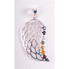 Berk Angel Wings Chakra Pendant 925 Silver