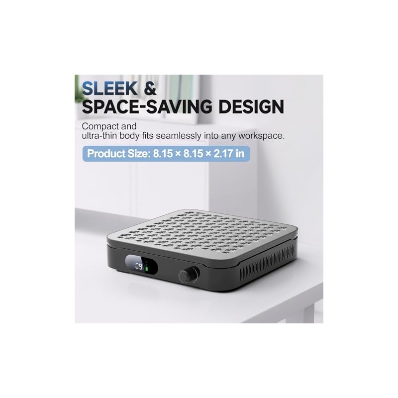 Colector de polvo de uas inalmbrico de 48 W con