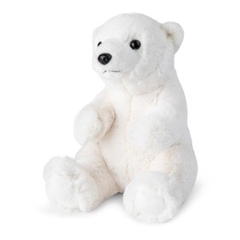 WWF 01191 Eco Plush Toy Polar Bear, Lifelike Designed Cuddly Toy, Approx. 23 cm Tall, Wonderfully Soft and Cuddly, Hand Wash Possible