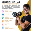 NAD+ Supplement Liposomal Capsules - Max Absorption for Cellular Energy,