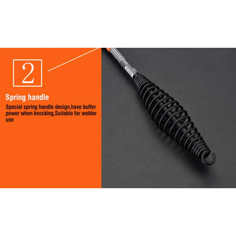 Edward Tools Welding Chipping Hammer - Heavy Duty 17 oz