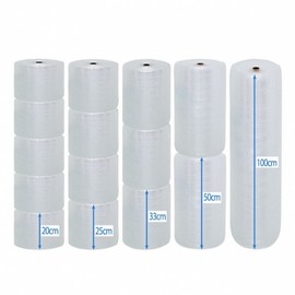 Extra Large Bubble Wrap 30mm Transparent 0.06T 33cm x 20M (3 Rolls) Packaging