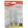 Satco S3715 120V Candelabra Base 15-Watt T6 Switchboard Bulb, Frosted