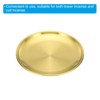 PATIKIL 5.5"Dia.Incense Burner Plate 2Pcs Coil Incense Holder Gold Tone