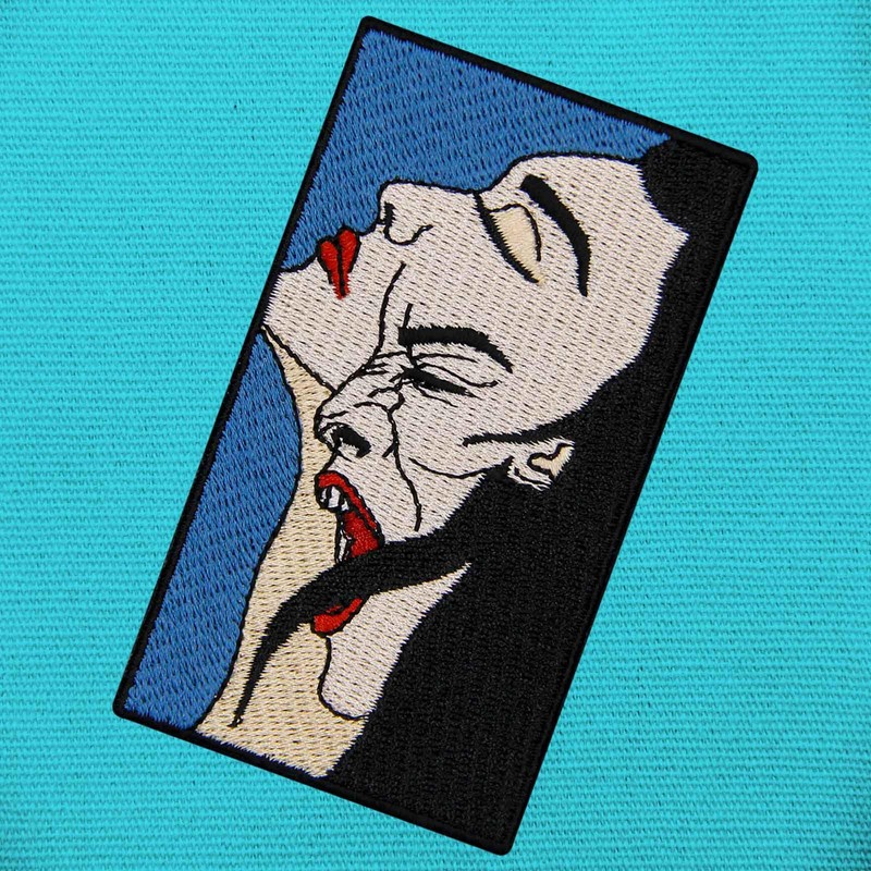 ZEGINs Shouting in Silence Patch Embroidered Applique Badge Iron On