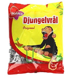 Malaco Djungelvrål Swedish Jungle Roar 450g / 15.87 Oz (Soft Salty Licorice)
